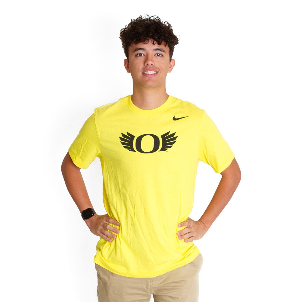 O Wings, Nike, Yellow, Crew Neck, Men, Unisex, 681067